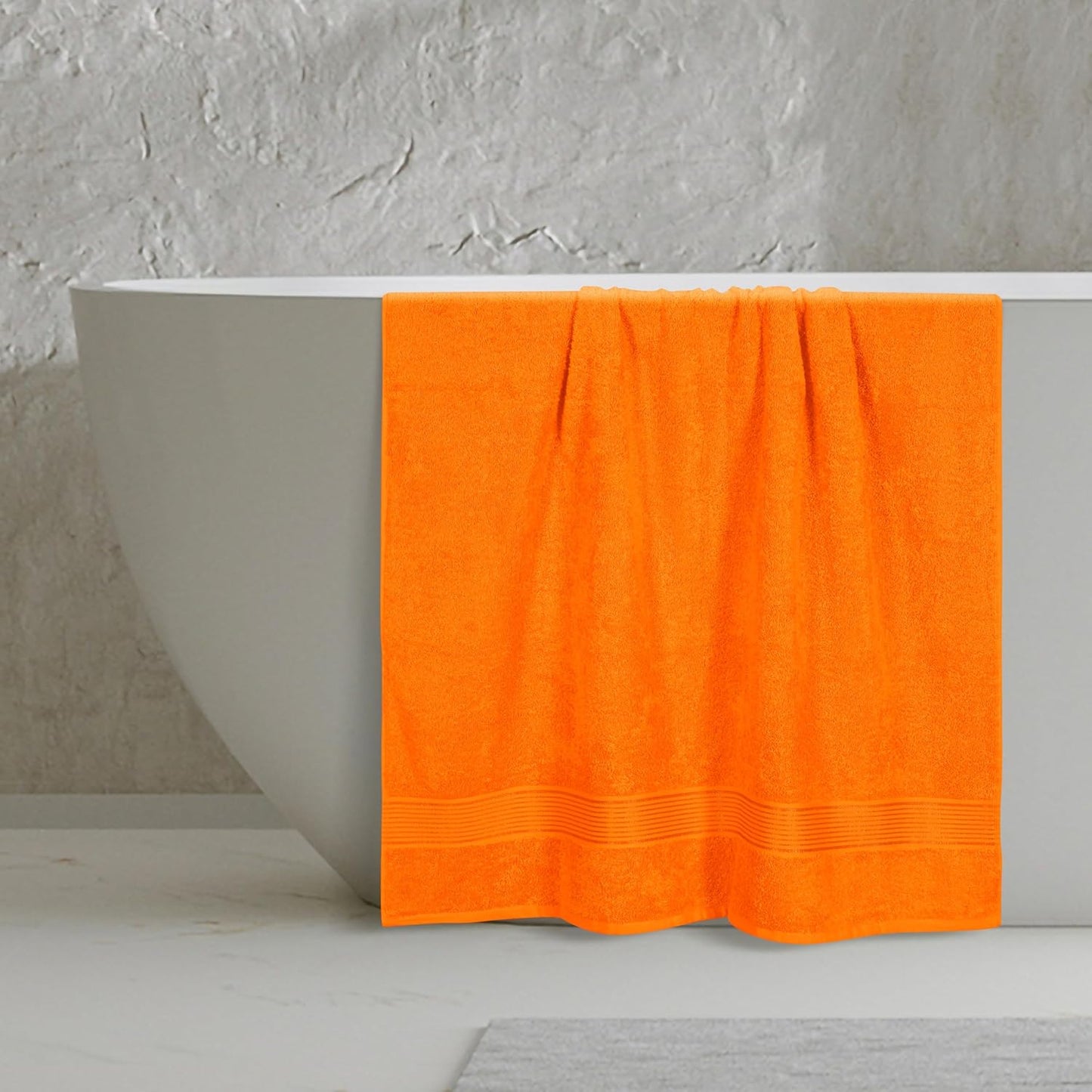 Cotton 2 Pack Oversized Bath Sheet 35x70, Large Bath Sheet, Ultra Soft, Absorbent, Compact, Eco-Friendly, Recyclable