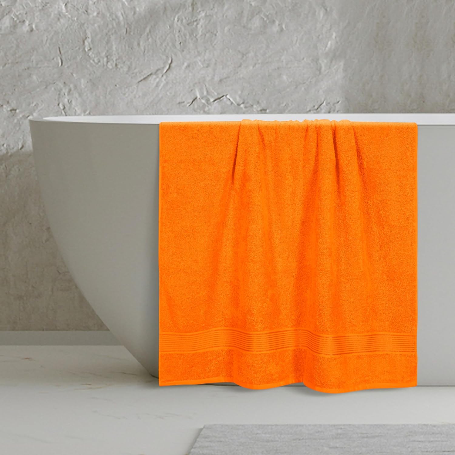 Cotton 2 Pack Oversized Bath Sheet 35x70, Large Bath Sheet, Ultra Soft, Absorbent, Compact, Eco-Friendly, Recyclable