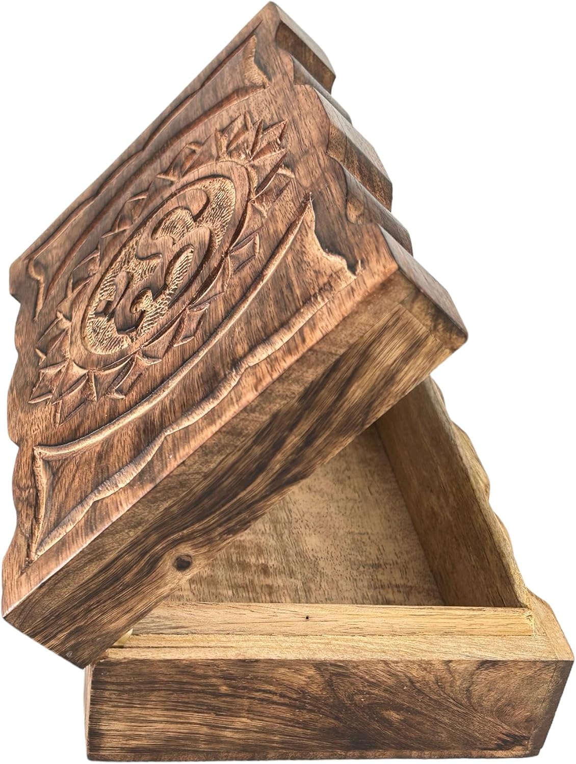 Wooden Mini Jewellery Design-Trinket Box for Ladies-Jewellery Storage Case-Antique / OM