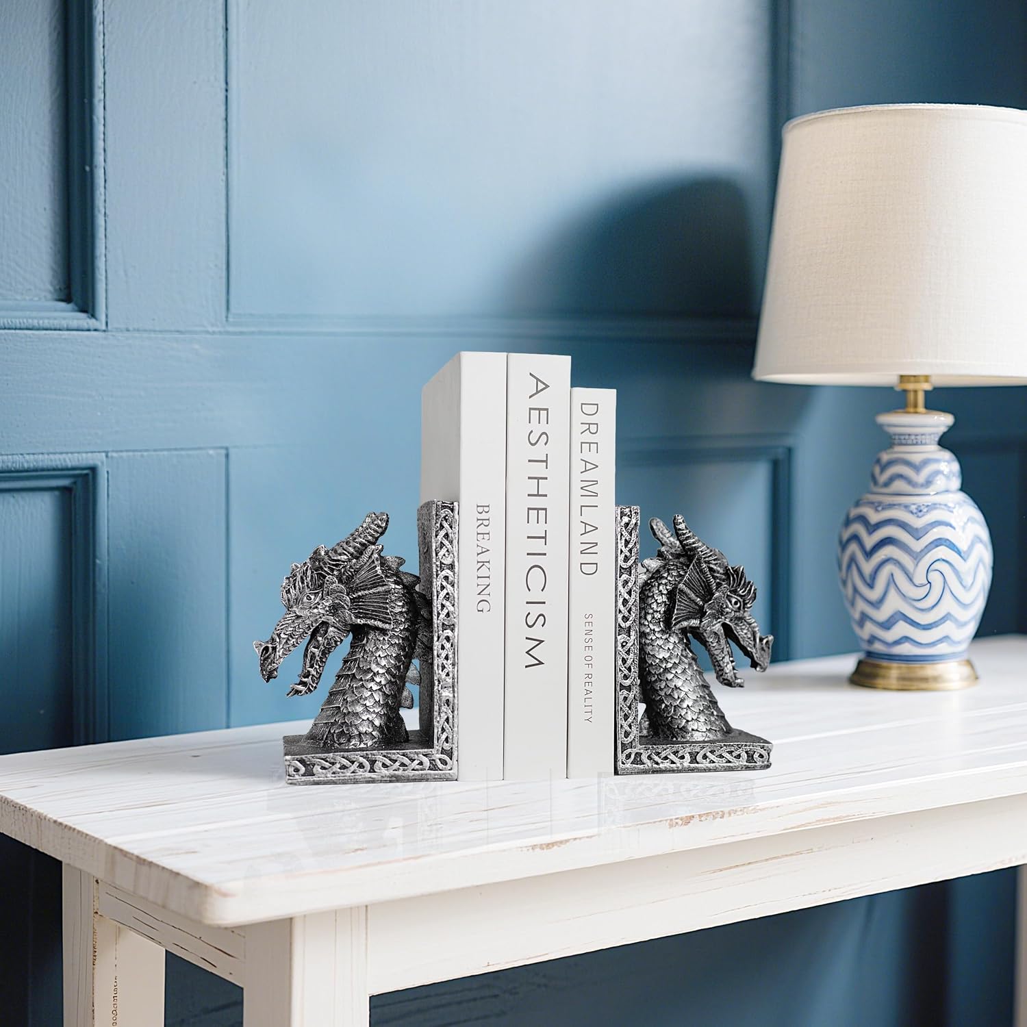 Book Ends / Decorative Bookend / Dragon