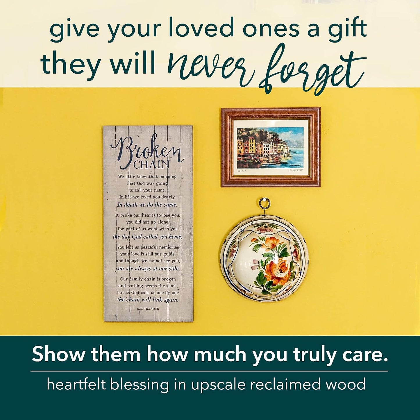 Classy Frame Wall Hanging Decoration / 5.5 x 12