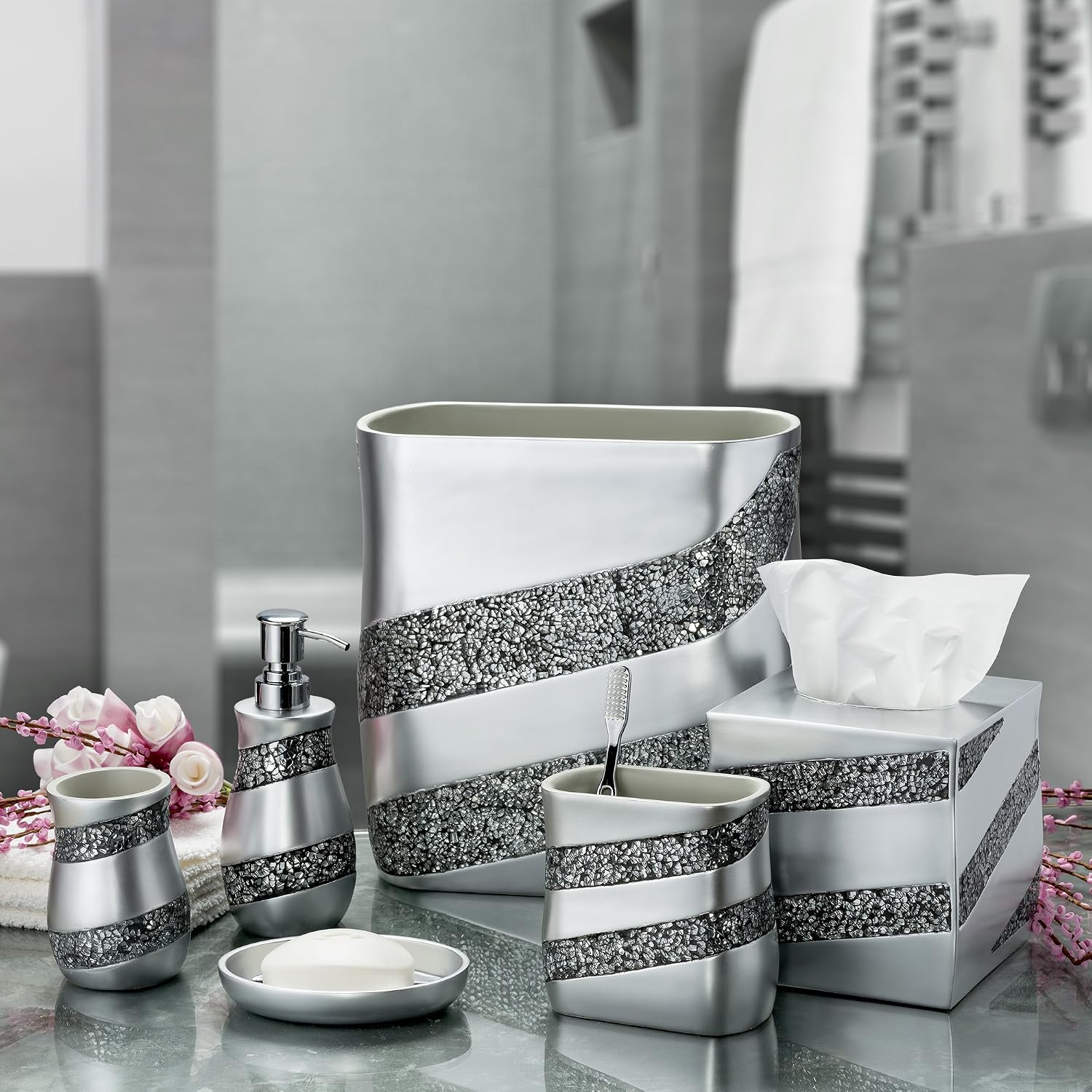 Bathroom Bar Soap Holder / Silver
