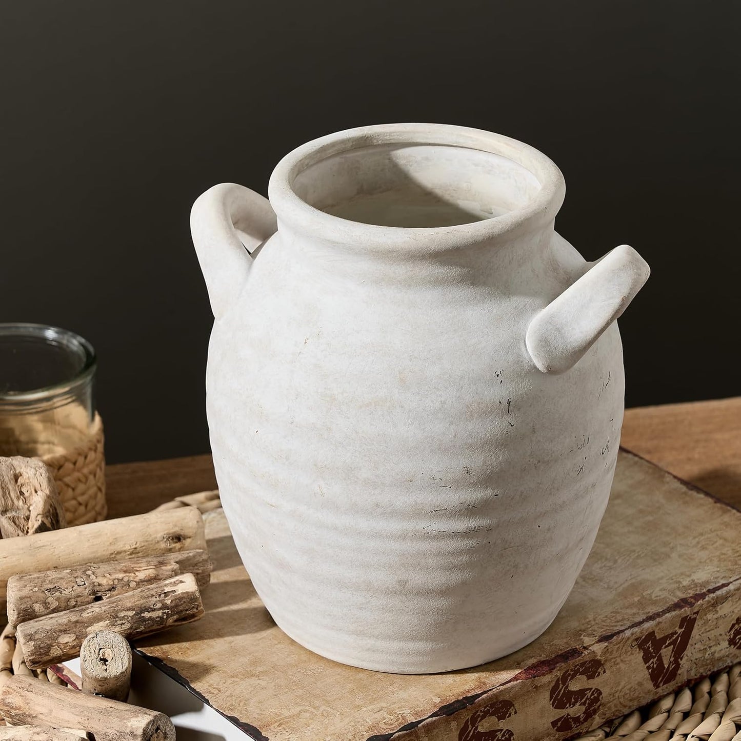 Farmhouse Table Vases / 7.1" Rustic
