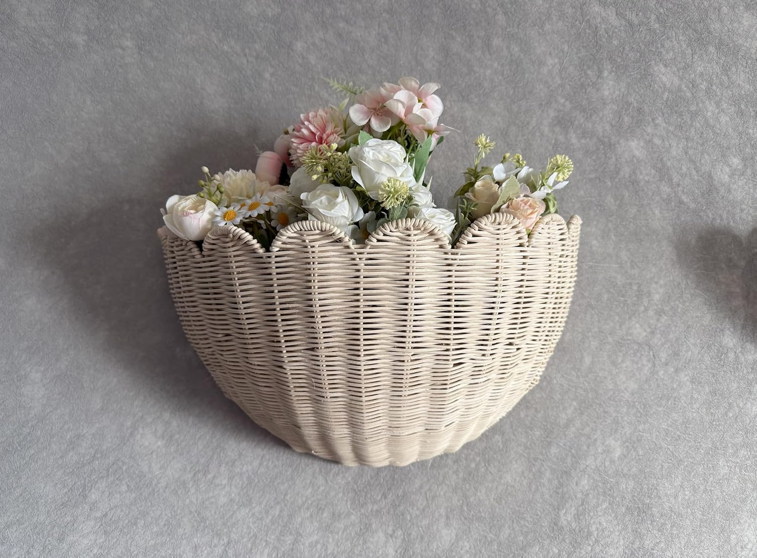woven wall baskets / 16 x 10 x 7 / Set of 2