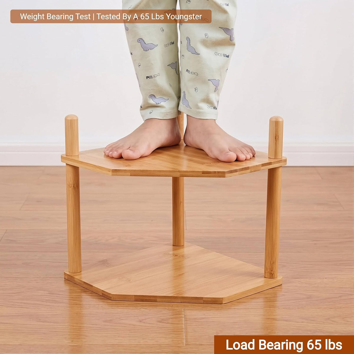3-Tier Bamboo Corner Shelf,Kitchen Countertop Organizer,Corner Countertop Organizer Shelf, Coffee Bar Organizer,Coffee