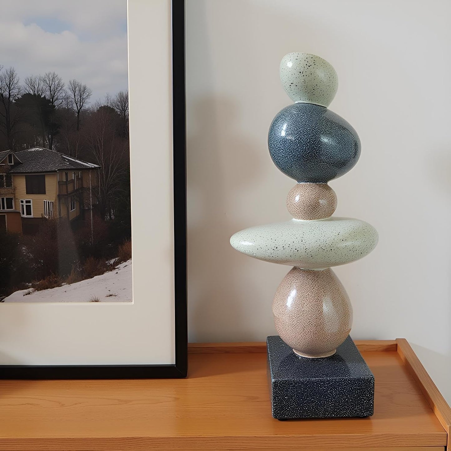 Sandstone Statue Decor / 13" Marble Color