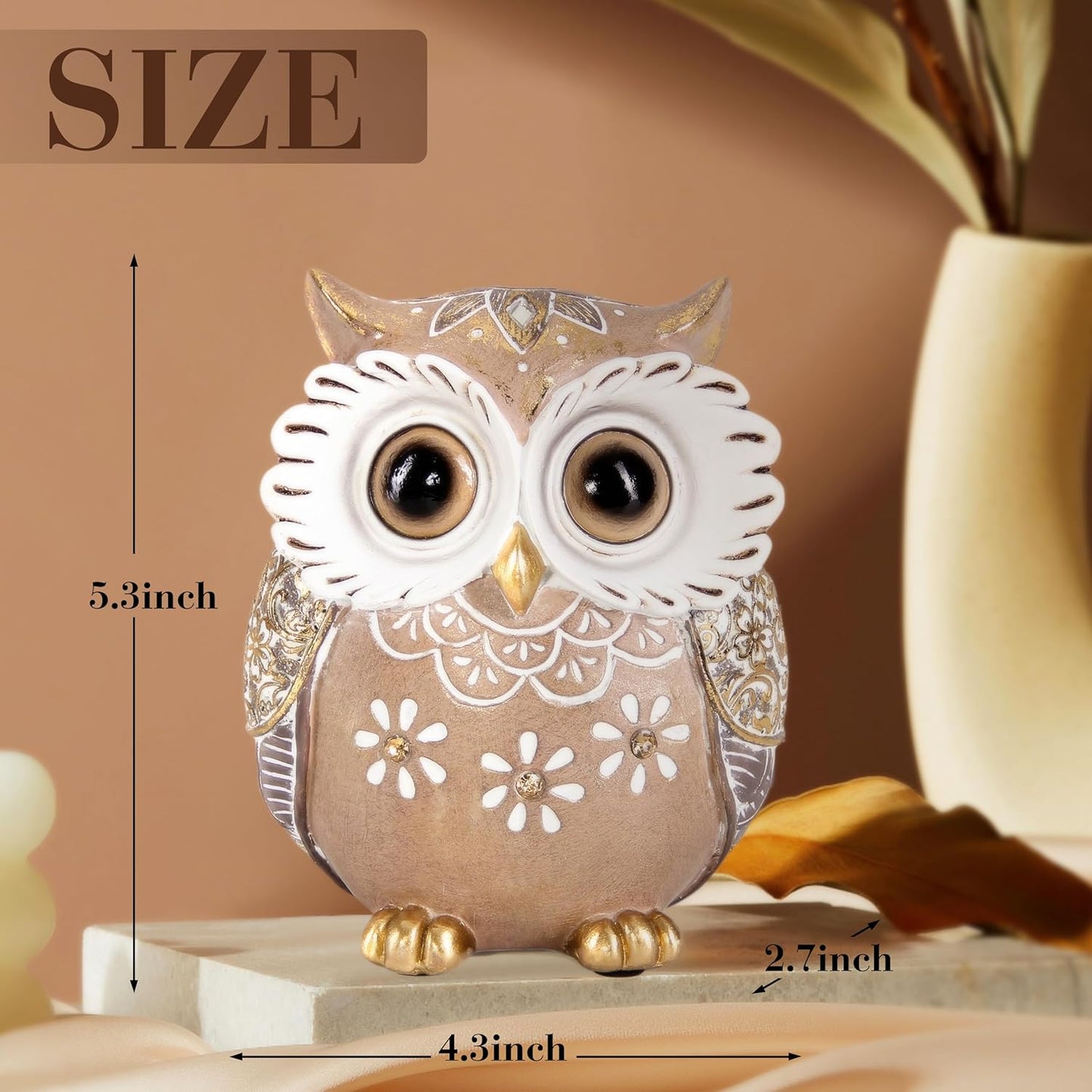 Owl Figurine Home Decor