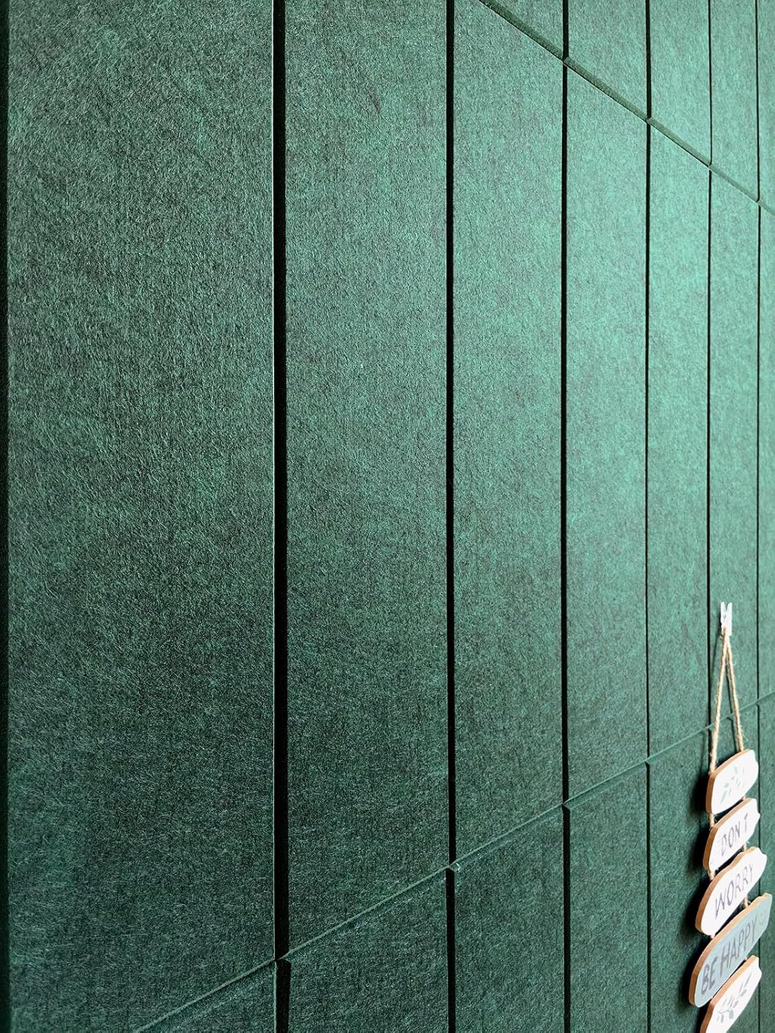 Shiplap Felt Wall Panels for Interior Wall Decor, Accent Wall Paneling for Bedroom Living Room & Office, Peel and