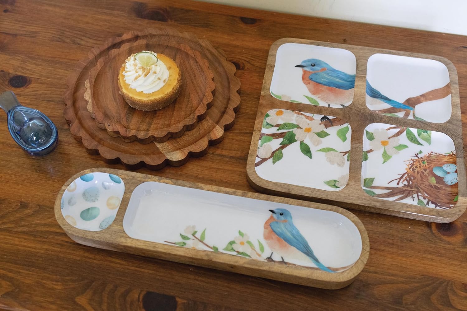 Acacia Wood Decorative Serving Tray