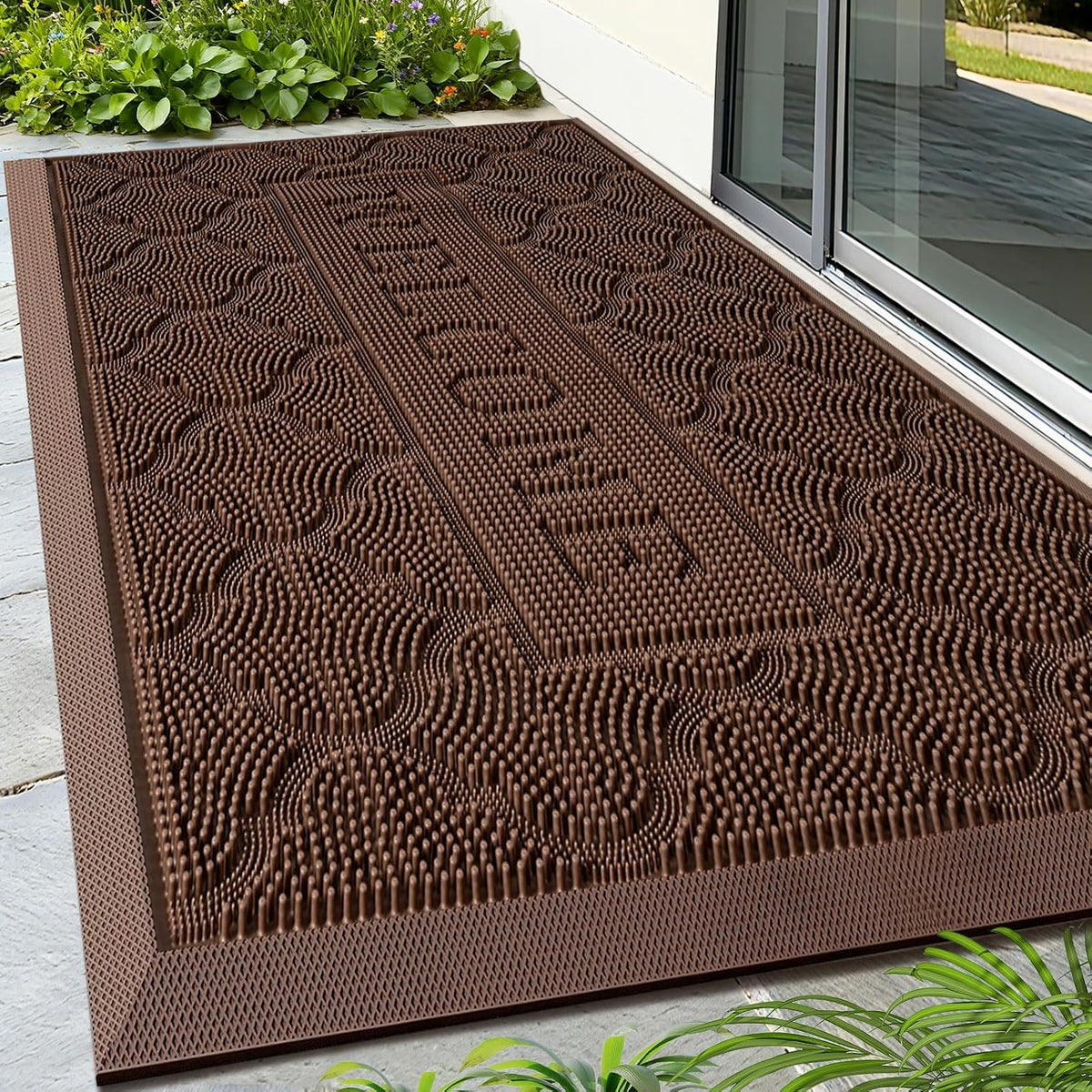 Halloween Door Mat Artificial Coir Ghost Doormat 16 x 30 Inch