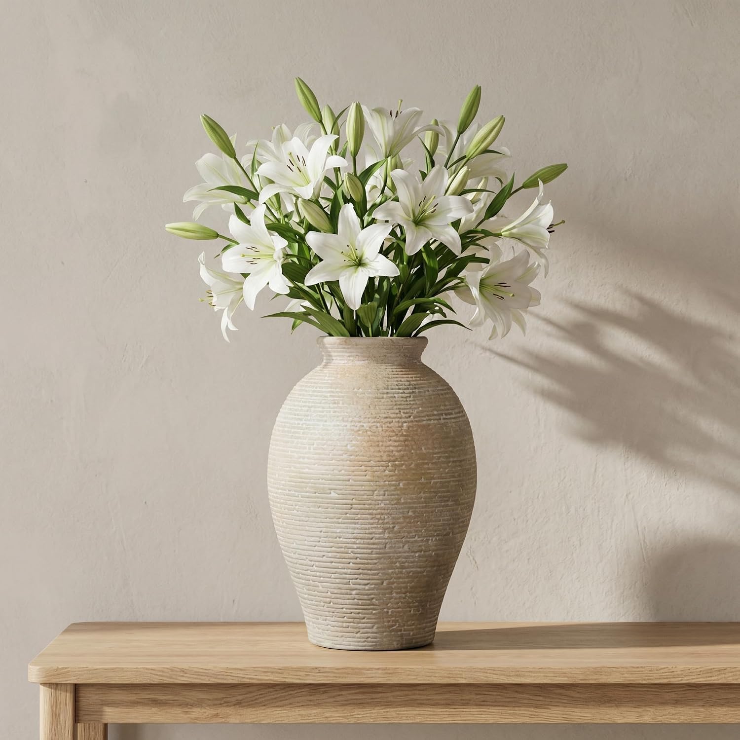 Ceramic Flower Vase / Retro and Rustic-9.3