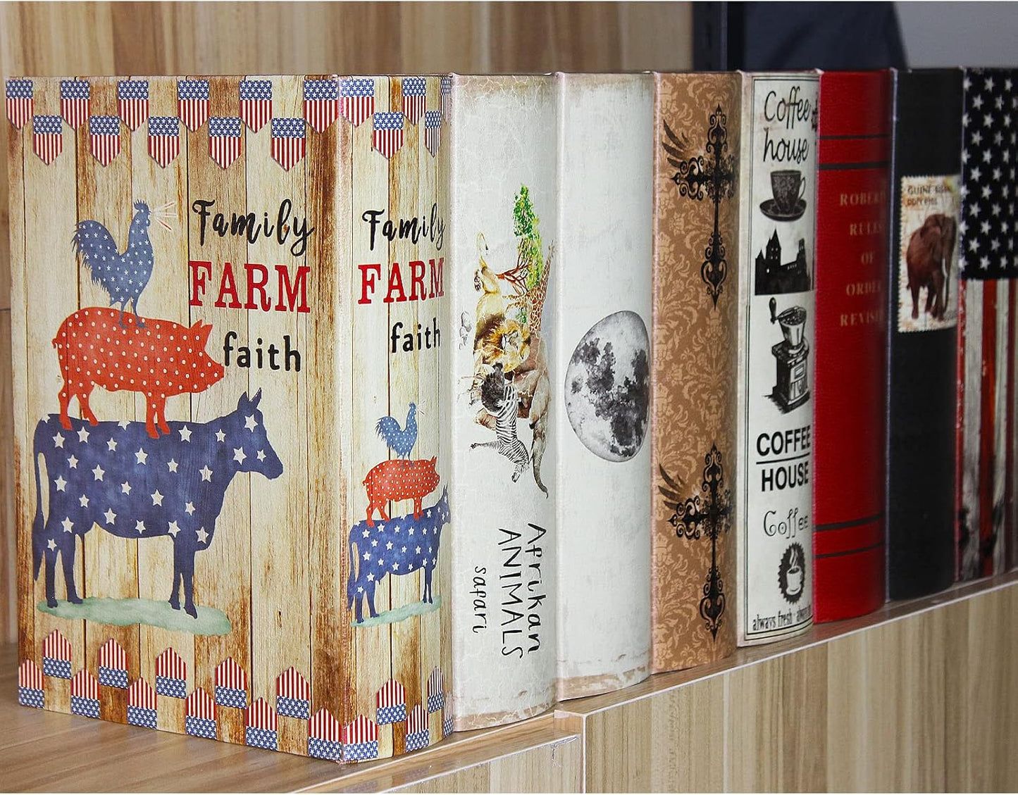 Decorative Book Boxes / Coffee House