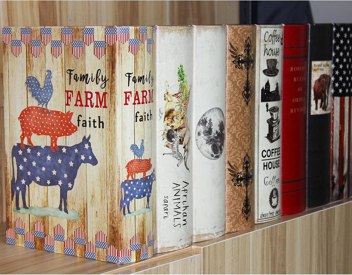 Decorative Book Boxes / Afrikan Animals