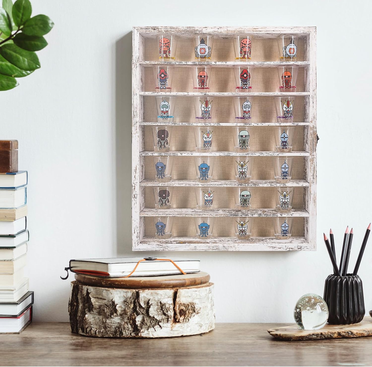 FramePro Shadow Box Frame Display Case 16x20 with Removable Shelves, Deep Memory Box Trinket Knick Knack Shelf Cabinet