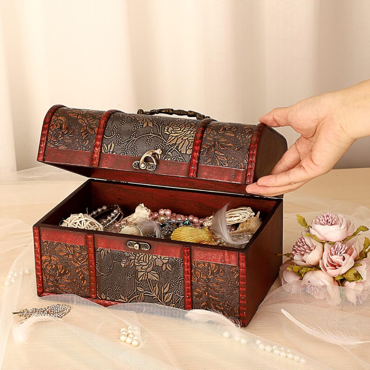 Vintage Treasure Chest / Large