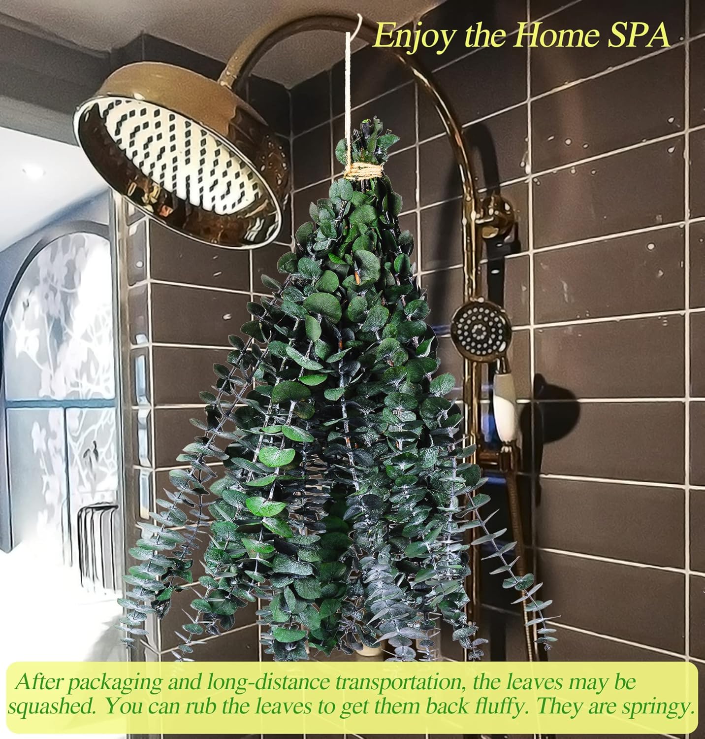 9oz 17" 100% Natural Fresh Eucalyptus Plant / Green / Set of 30