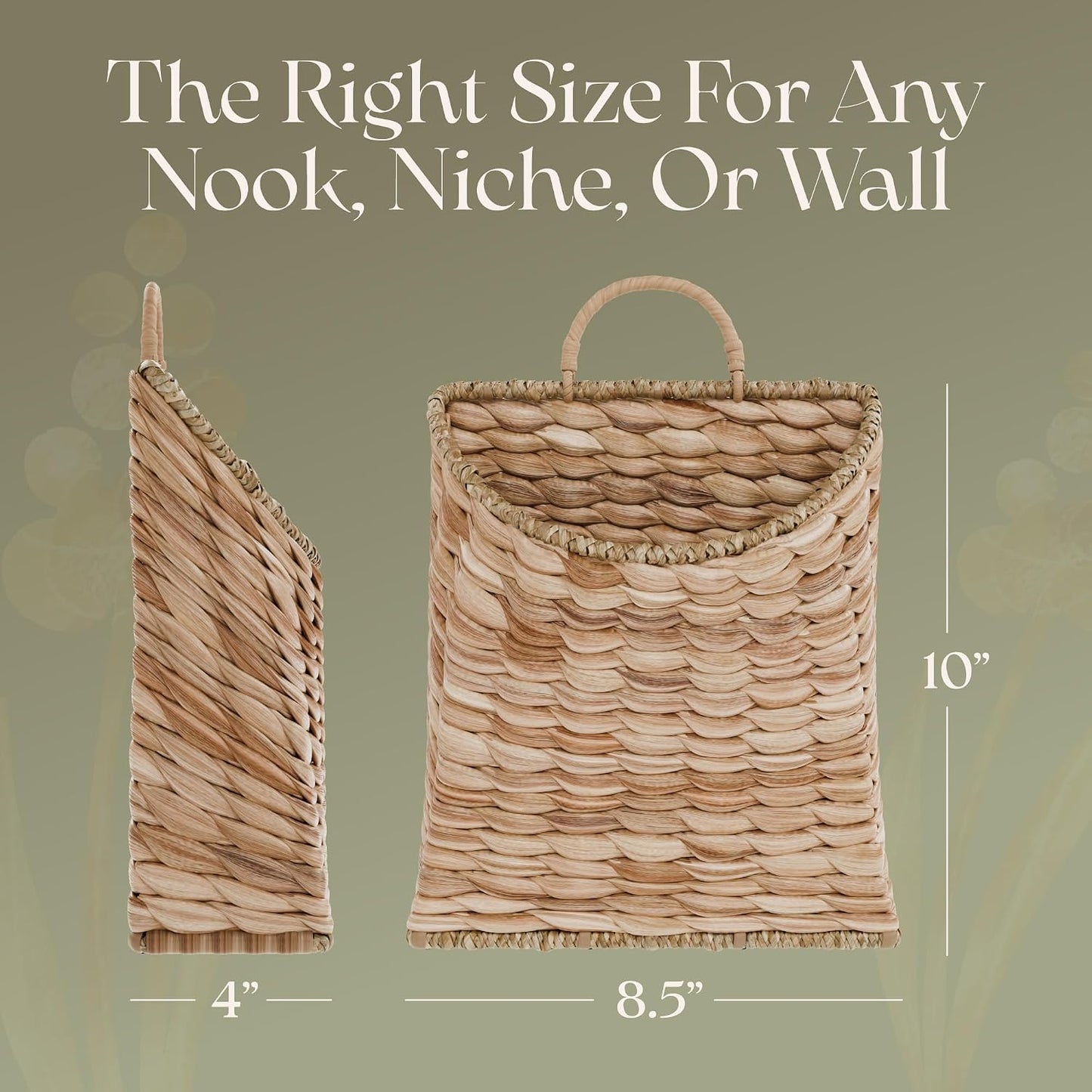 Boho Woven Wall Hanging Basket