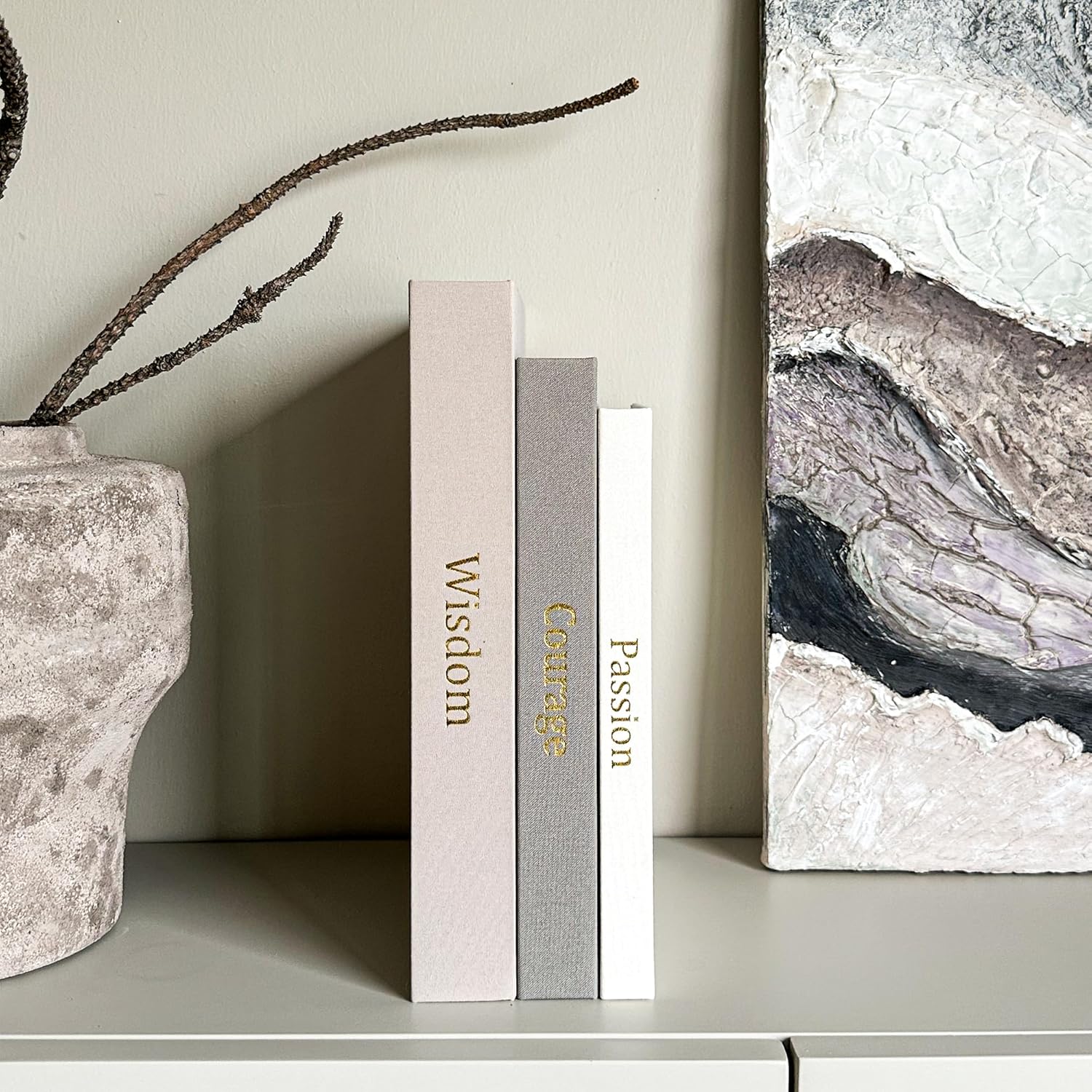 Faux Books for Decoration