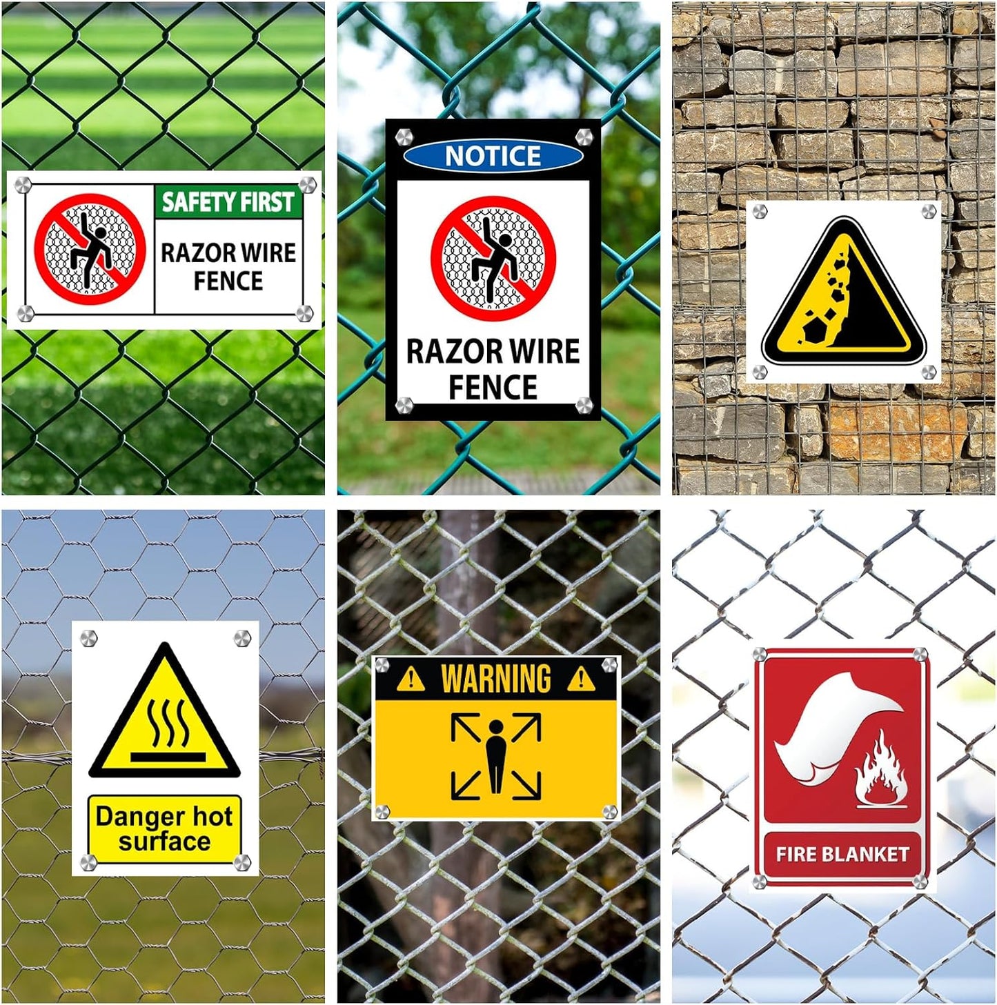 Chain Link Fence Easy / Set of 24