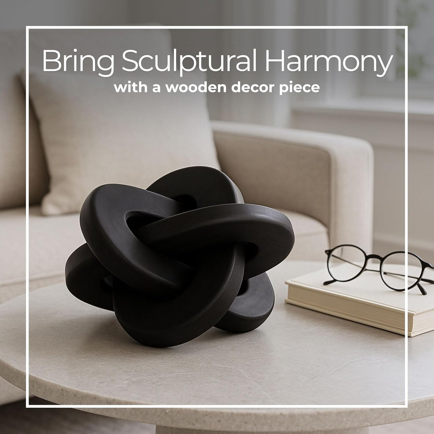 Statues and Ornaments / 10.0" H / Black