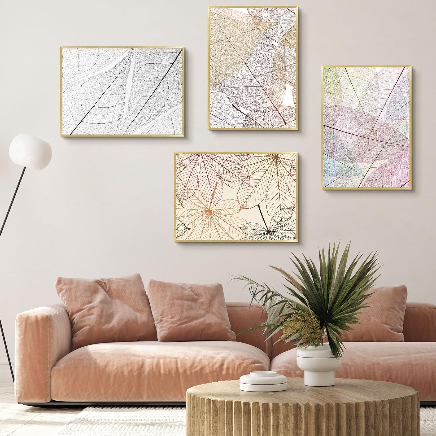 Golden State Art A2 Aluminum Poster Frame Acrylic Front Gold | Metal Thin Frames for 16.5x23.4 Photo, Wall Hooks for