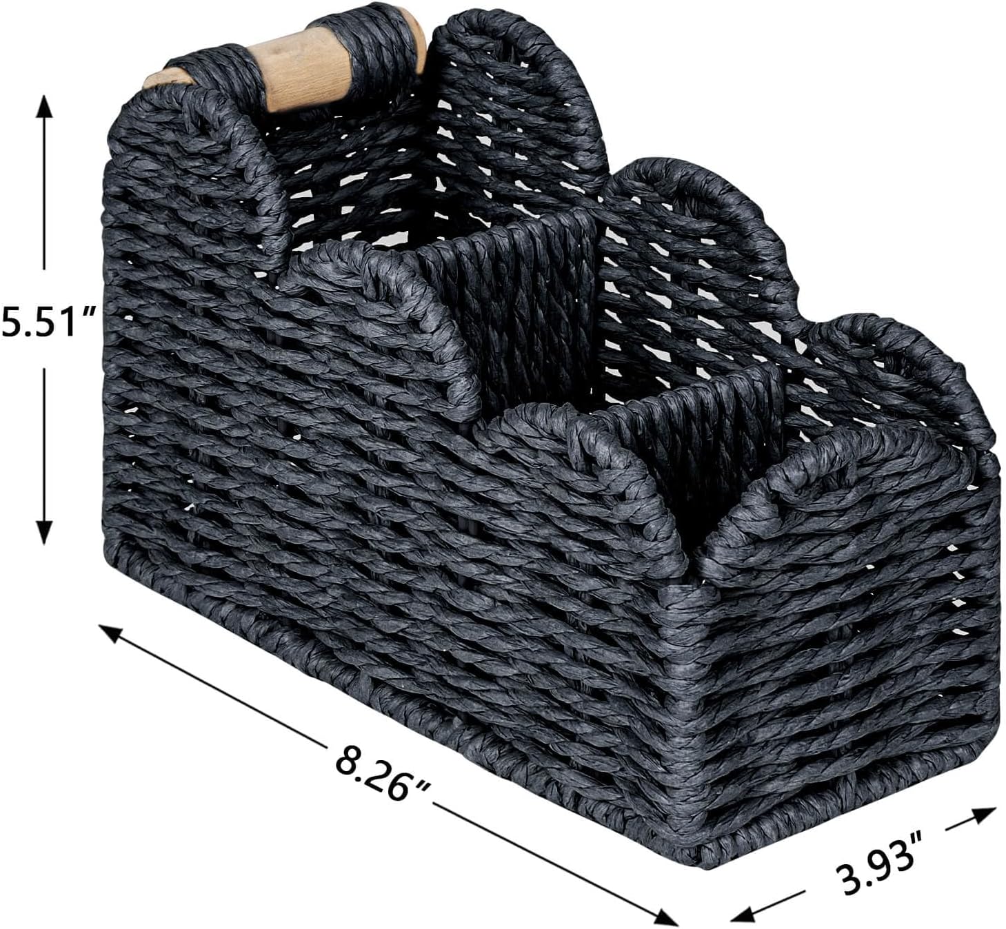 Remote Pen&Pencil Holder Cup / Black / 3 Slots