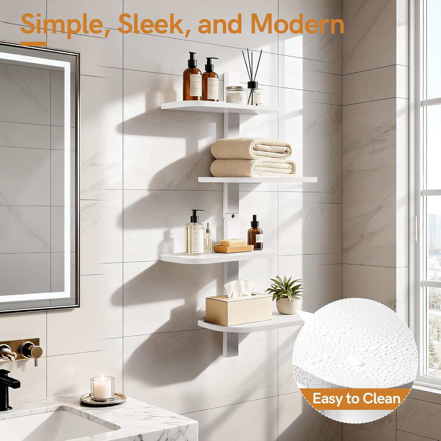 Floating Shelves / White