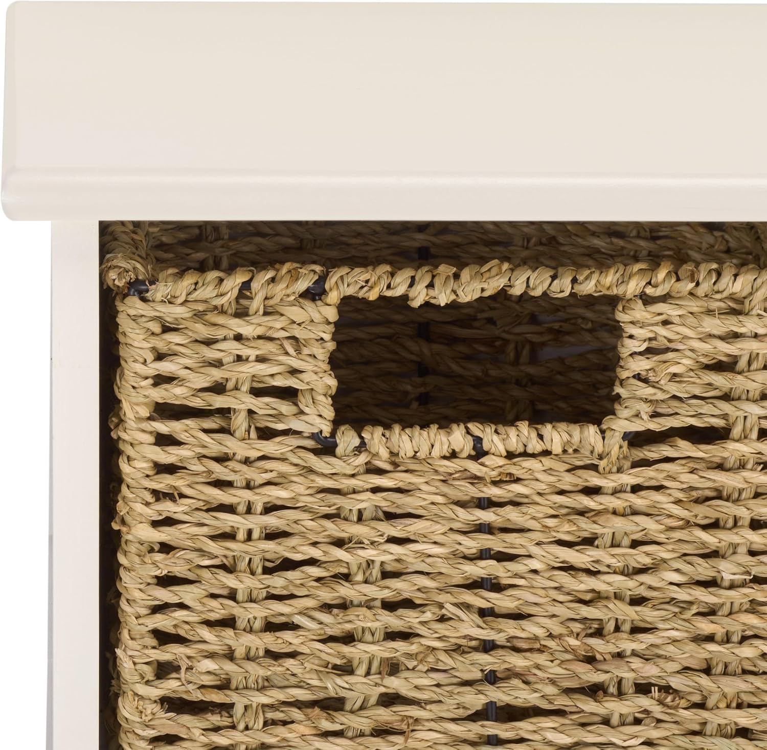 Hooks & Seagrass Baskets / Ivory