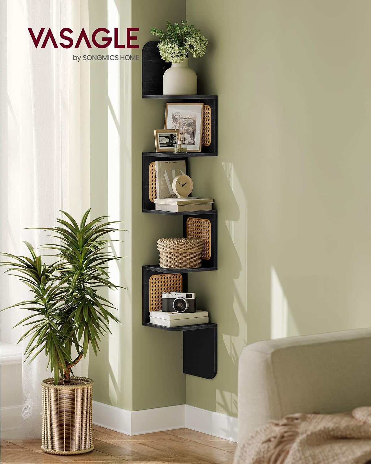 PVC Rattan Sides / Ash Black