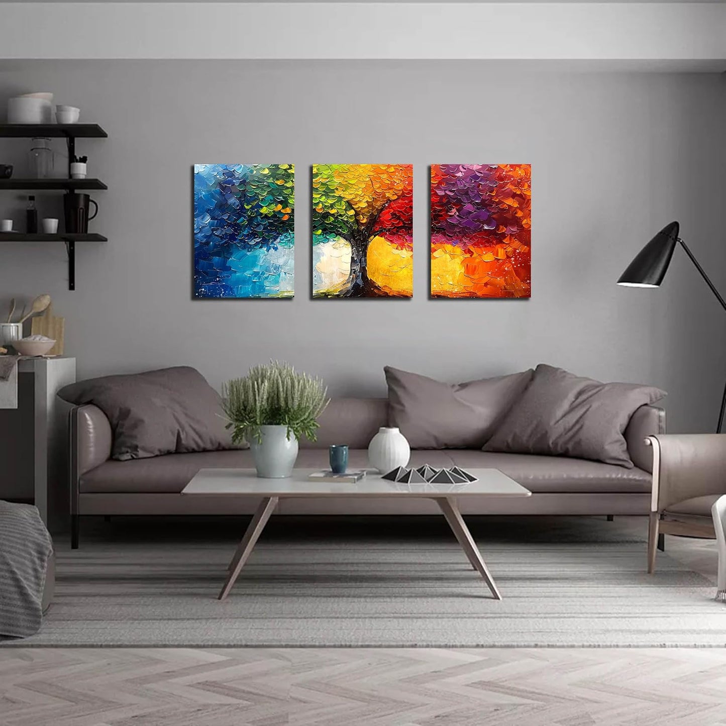 Modern Wall Decor / 16L" x 12W / Colorful 3