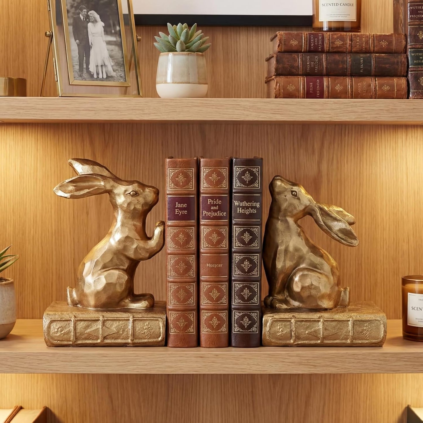 Decorative Bookends / Rabbit / Set of 2