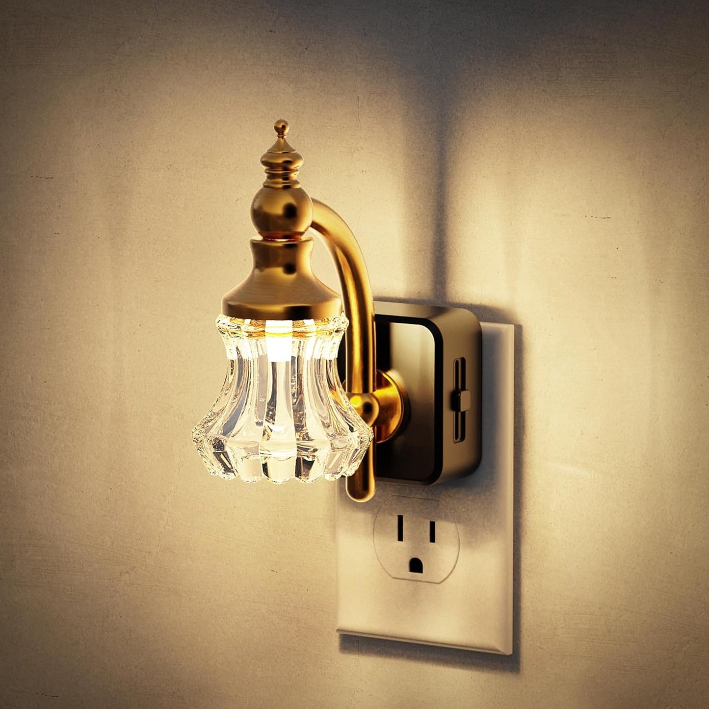 Briignite Night Lights Plug into Wall, Night Light Dimmable Brightness