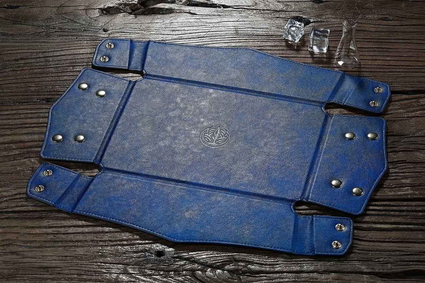 Travel PU Valet Tray / Dark Blue_l / Blue