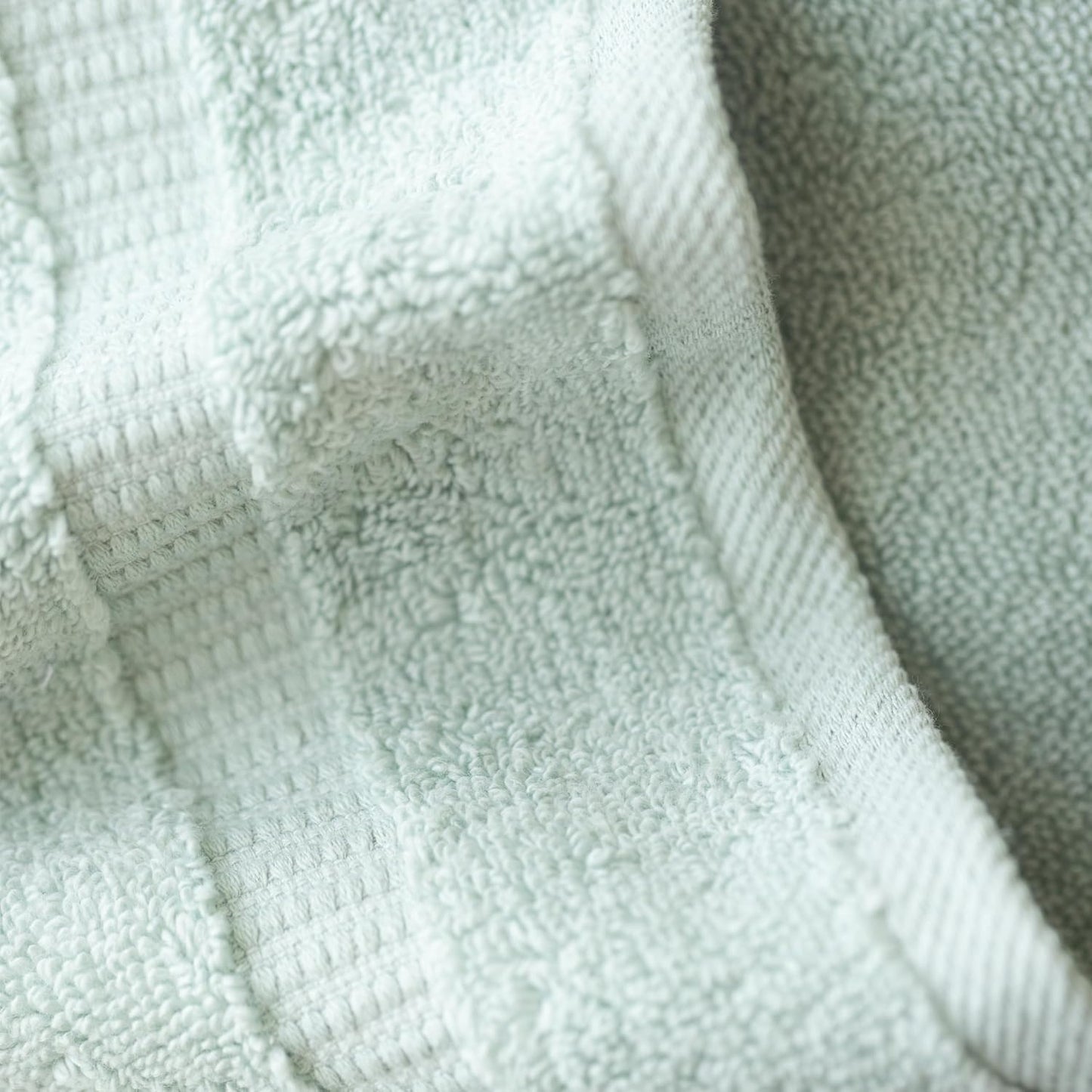 SALBAKOS 6-Piece 100% Turkish Cotton Hand Towels, 16x30 inch, Seafoam Green | Large Size Thick Super Soft Highly