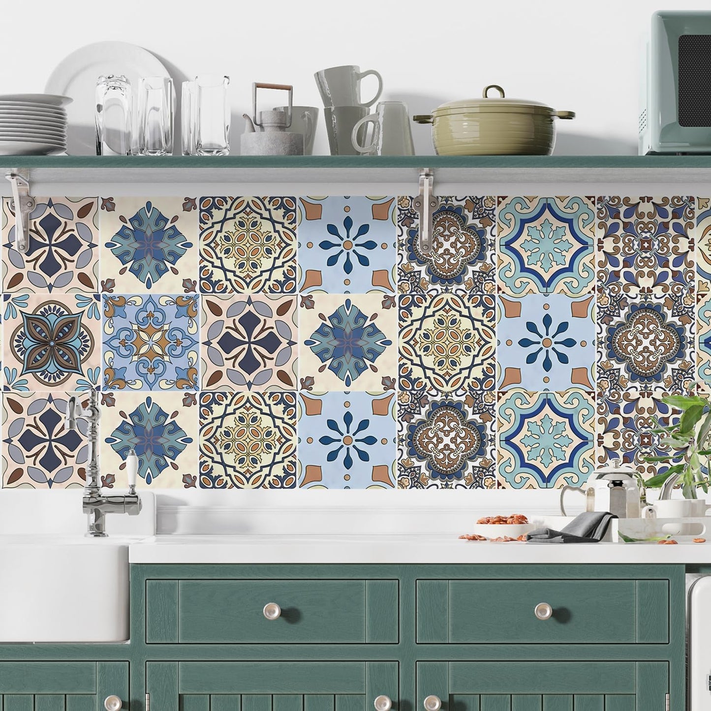 Decorative Wall Stickers / 4 x 4 / Set of 30