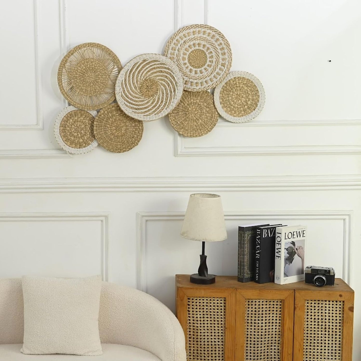 Boho Basket Wall Art / Medium / Natural