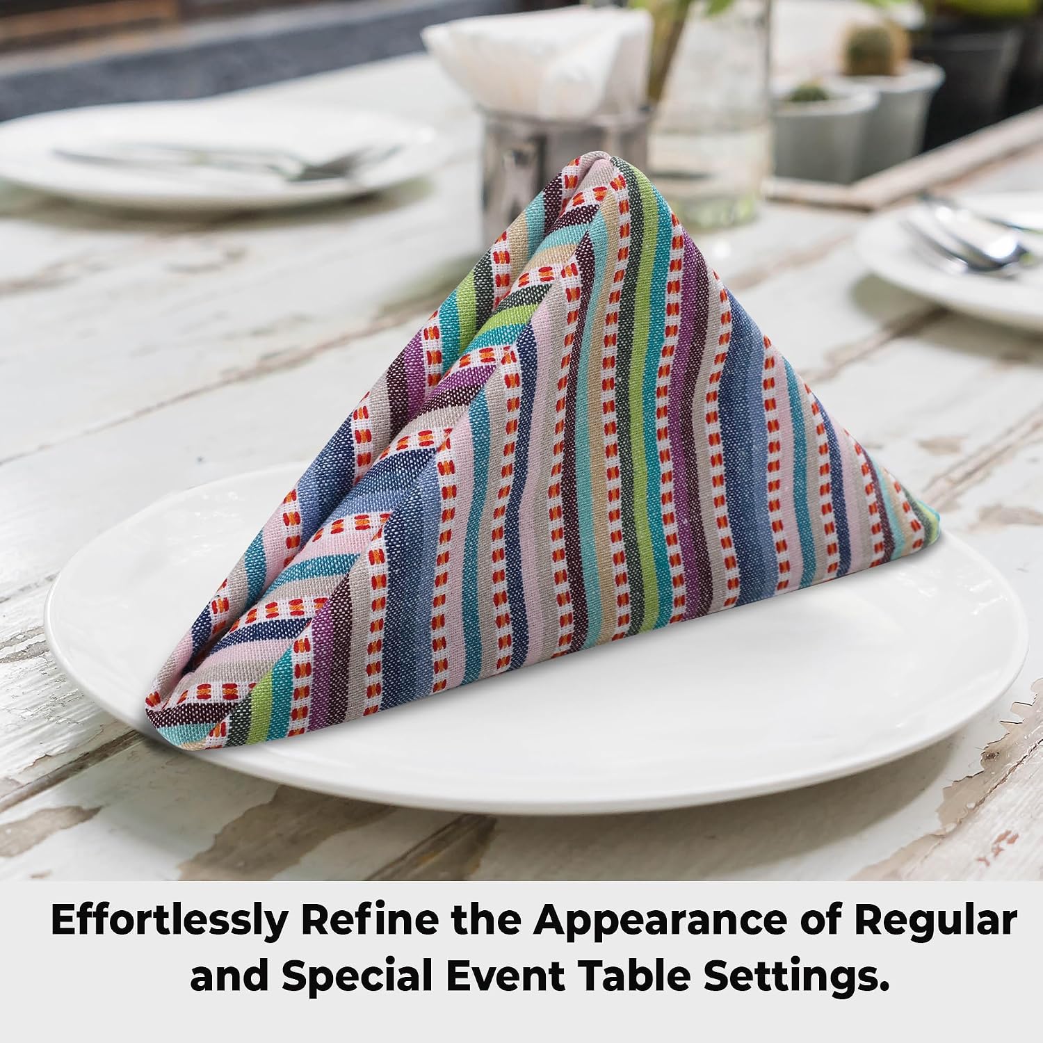 Urban Villa Cloth Napkins 100% Cotton Highly Absorbent Washable Durable Reusable Premium Dinner Napkins Ideal for Gifts