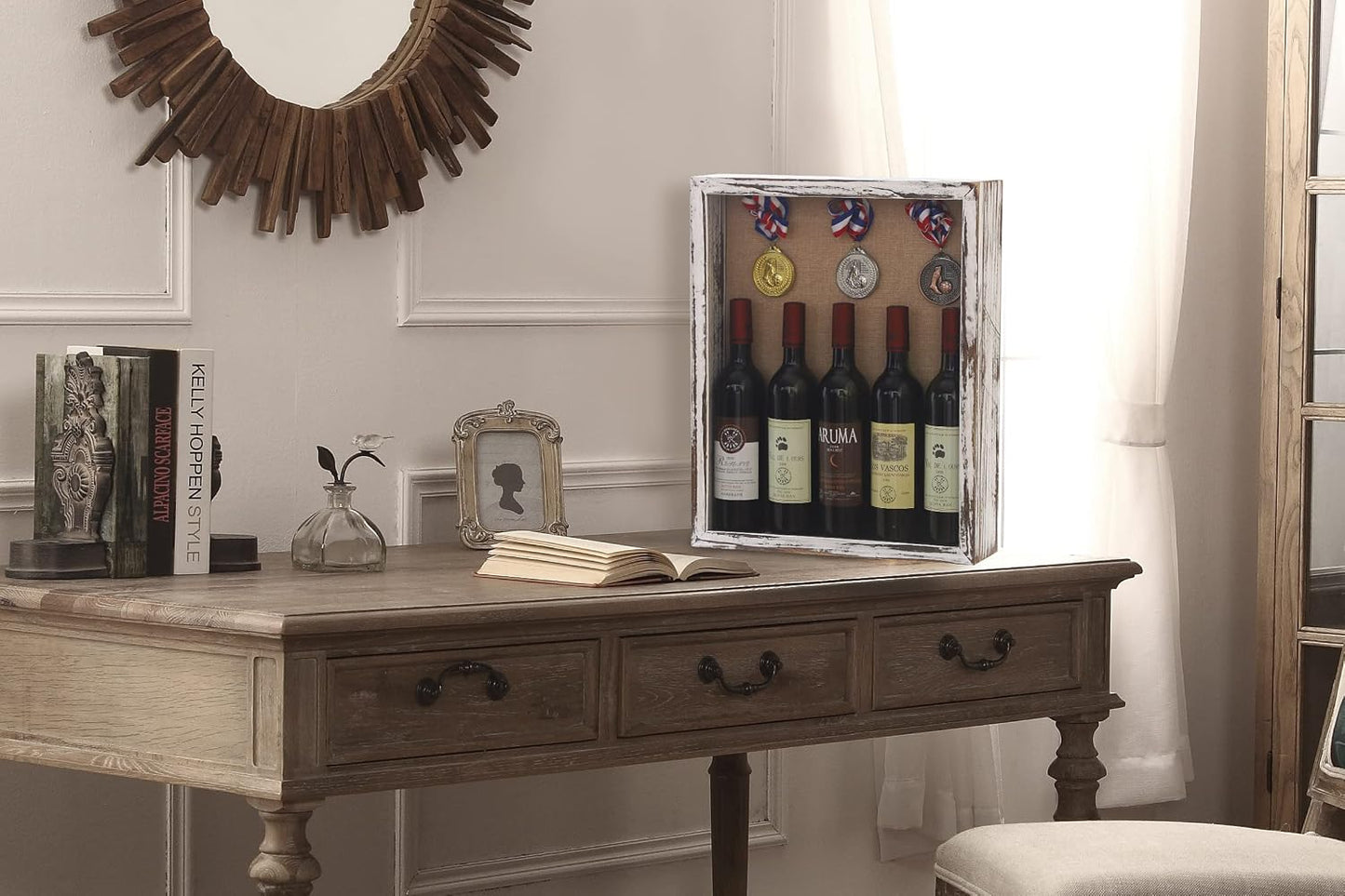 Shadow Box Frame16x20, Extra Large Shadow Boxes Display Cases with Hinged Door, Memorial Shadow Box Frame for Baseball