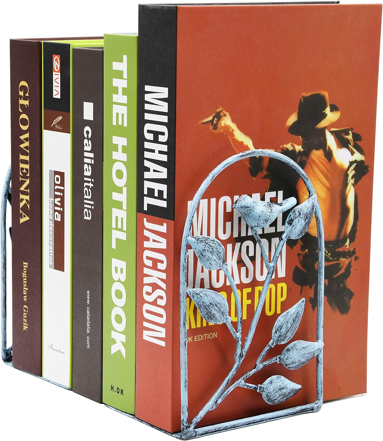 Heavy Duty Metal Book Stopper / Turquoise