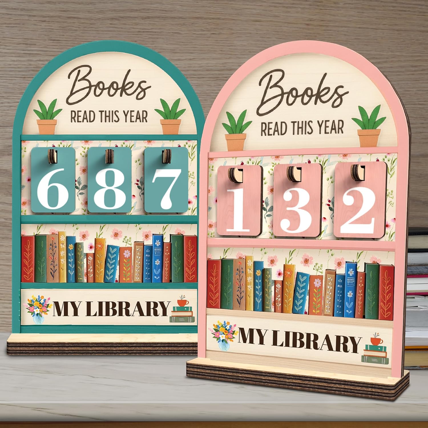 Book / Book Suncatcher Ornament / Book Tracker 1