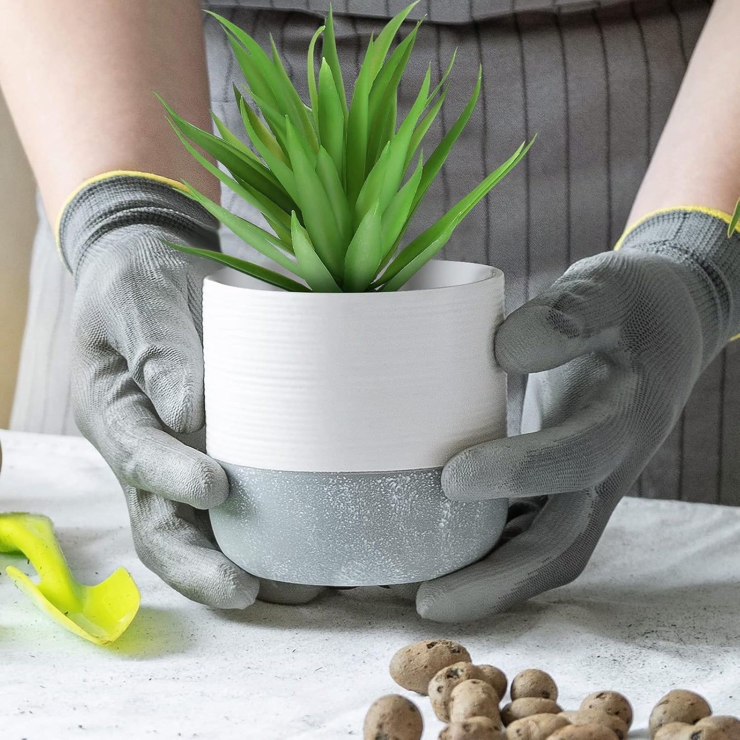Artificial Succulents Plants Faux Succulents Unpotted Yucca Lifelike Touch Agave / Green / Set of 8