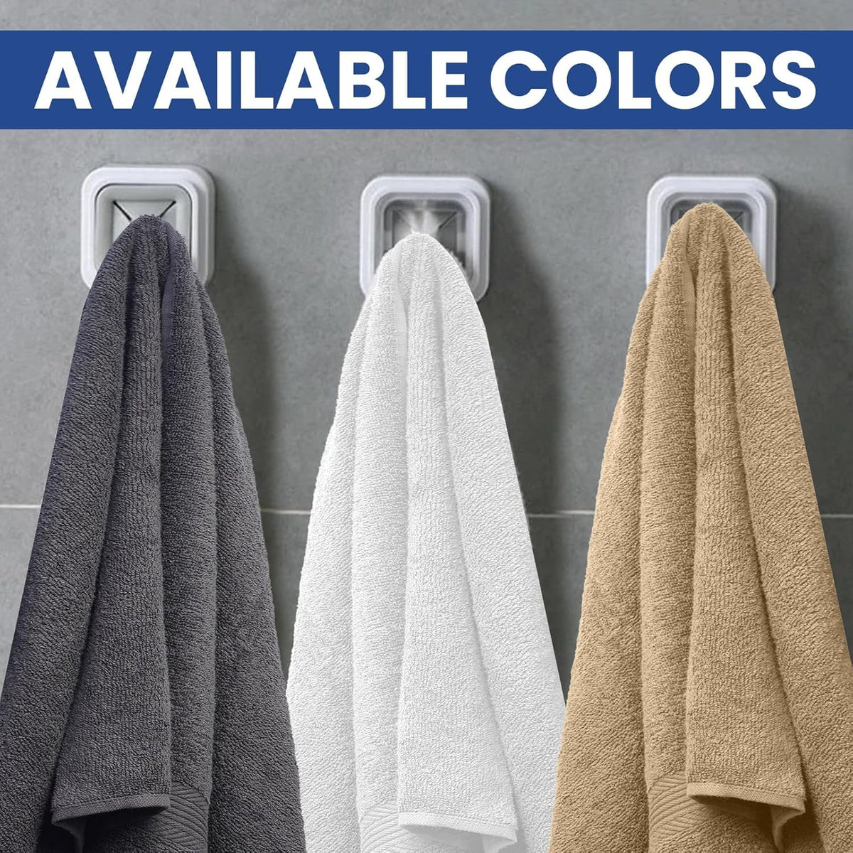 Linteum Textile 12 Piece Towel Set, 16x28 Inch, 100% Soft Cotton Zero Twist 16 Single Yarn Ring Spun Luxury Hand and