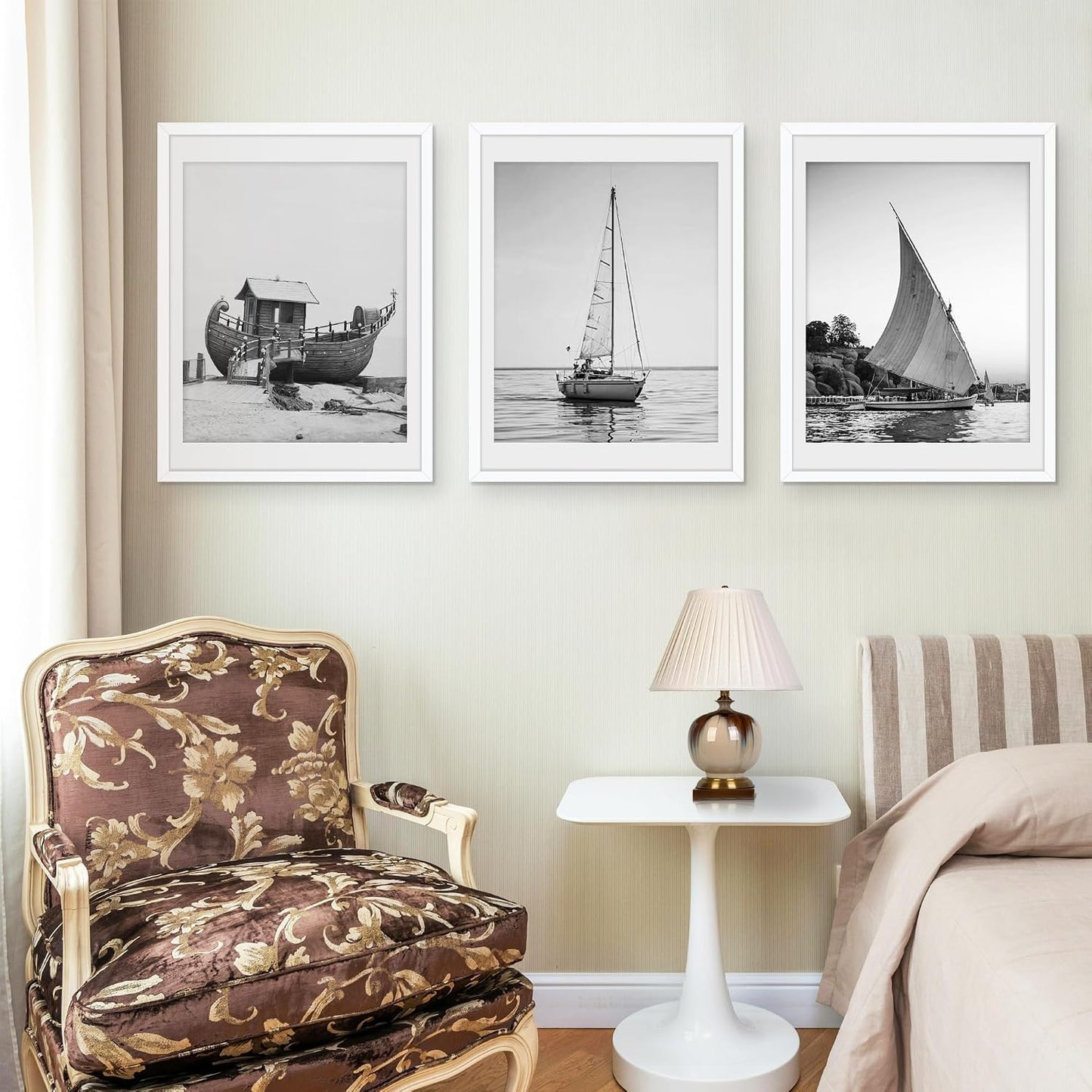 18x24 White Poster Frame, Picture Frame for Wall, 3 Pack | Fits 16x20 Photos With Mat or 18x24 Without Mat, Vertical or