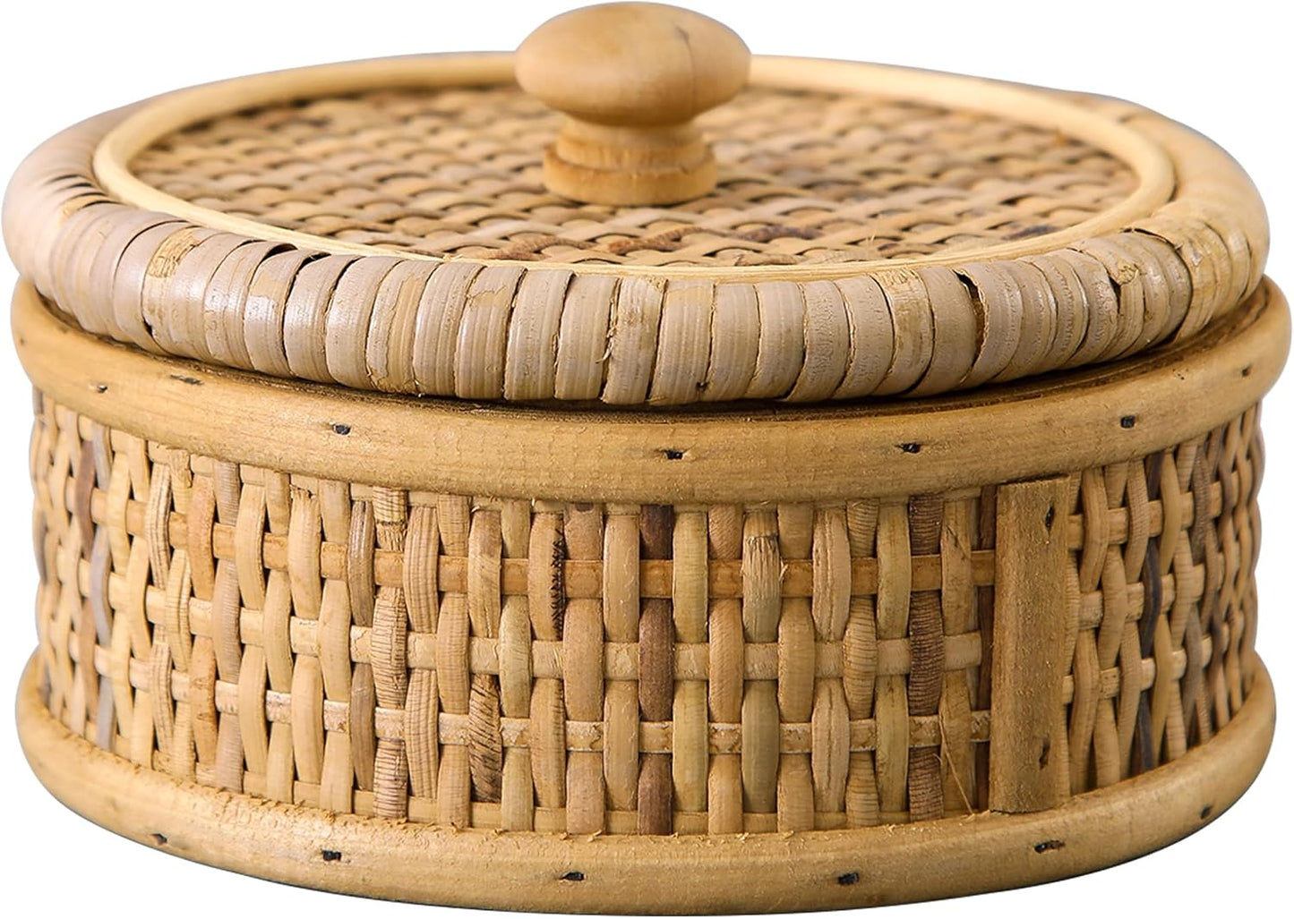 Rattan Storage Basket for Jewelry / Brown
