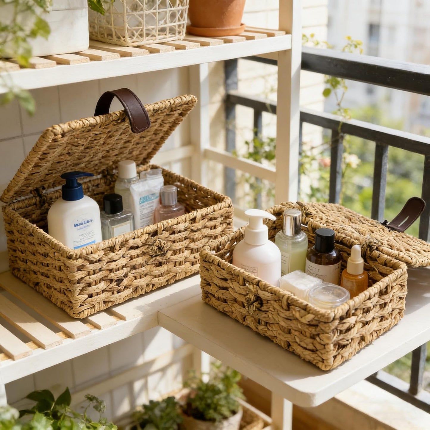 Woven Storage Basket / Set of 2
