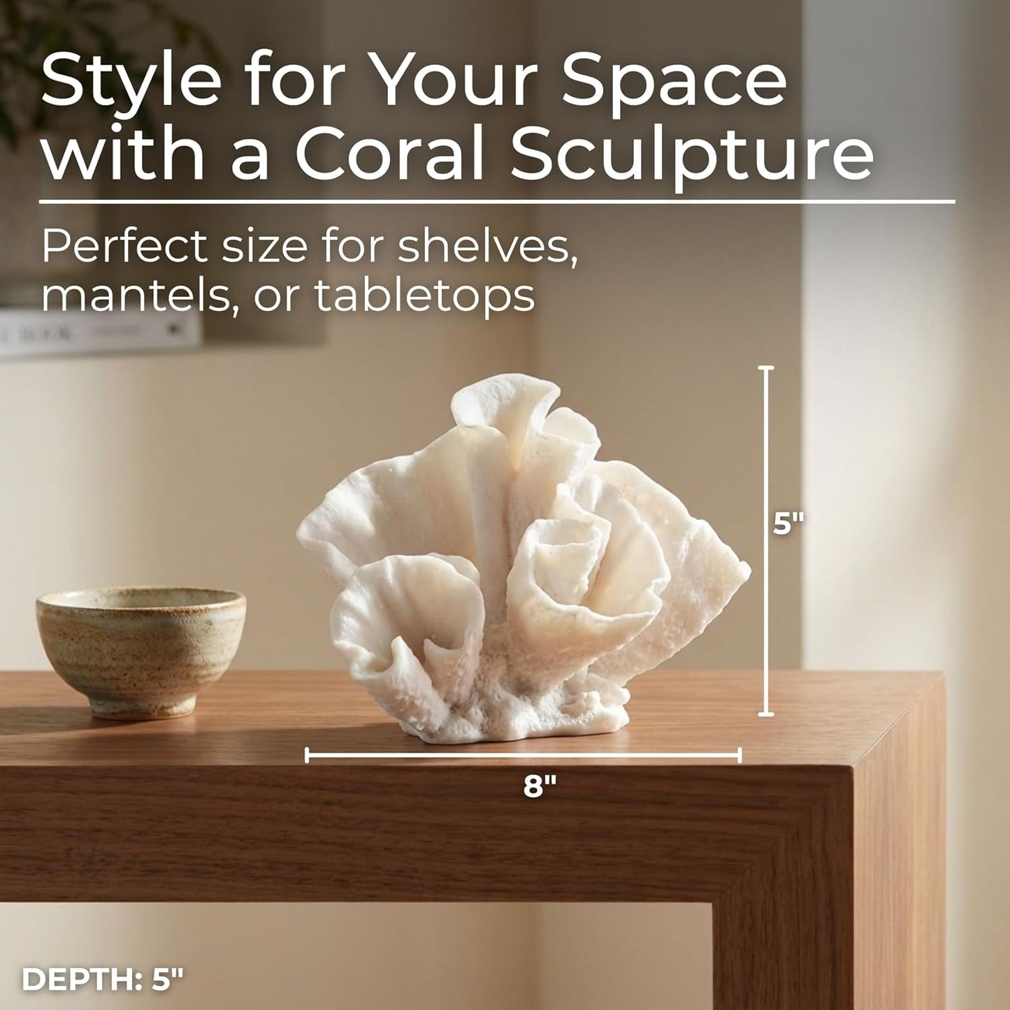 Room and Living Room Decor / Coastal Coral / Set of 6