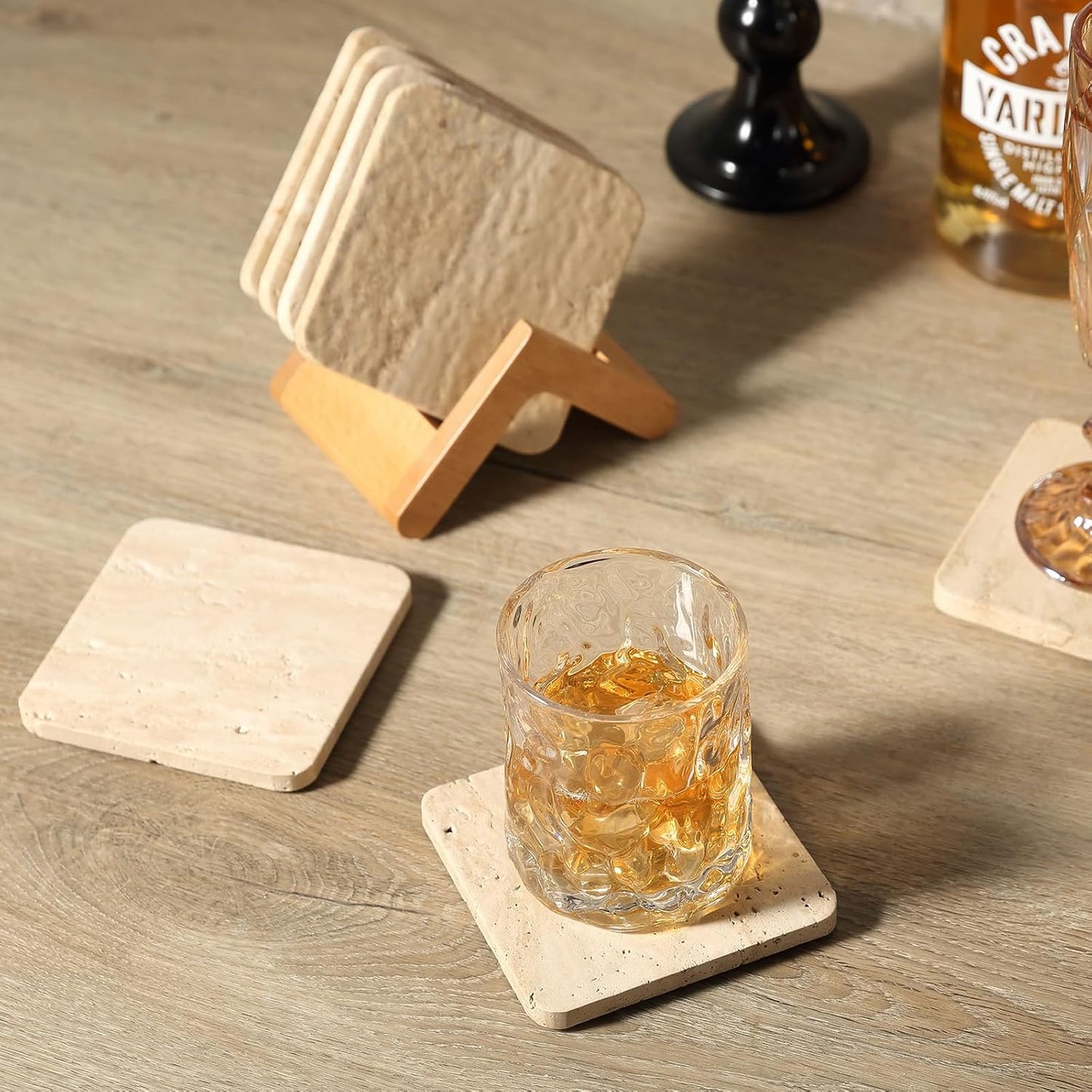 Holder for Drinks / Beige / Set of 5