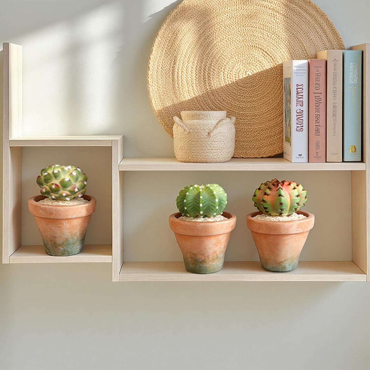 Lifelike Artificial Succulent Plants / Succulent A-3.6in Pot / White / 5.6 Inch