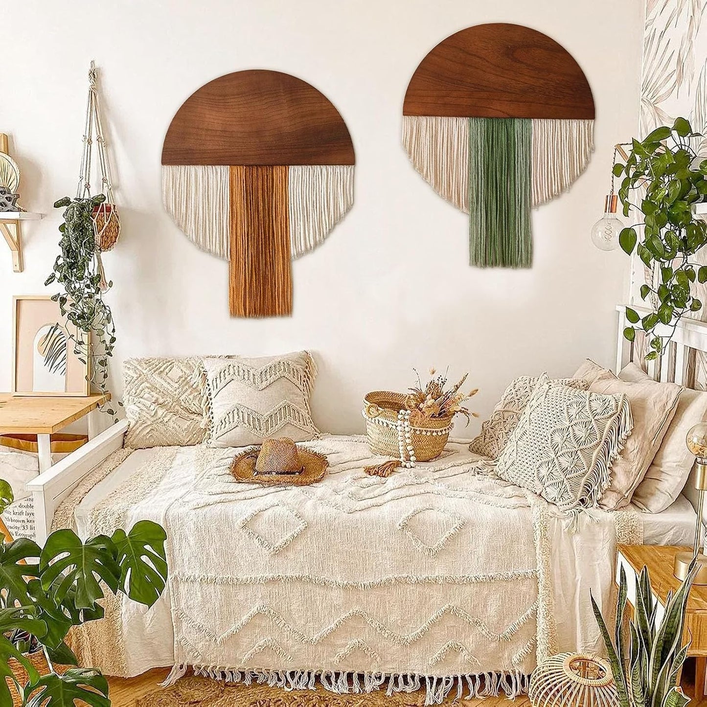 Boho Decor Wall Tapestry / Set of 2