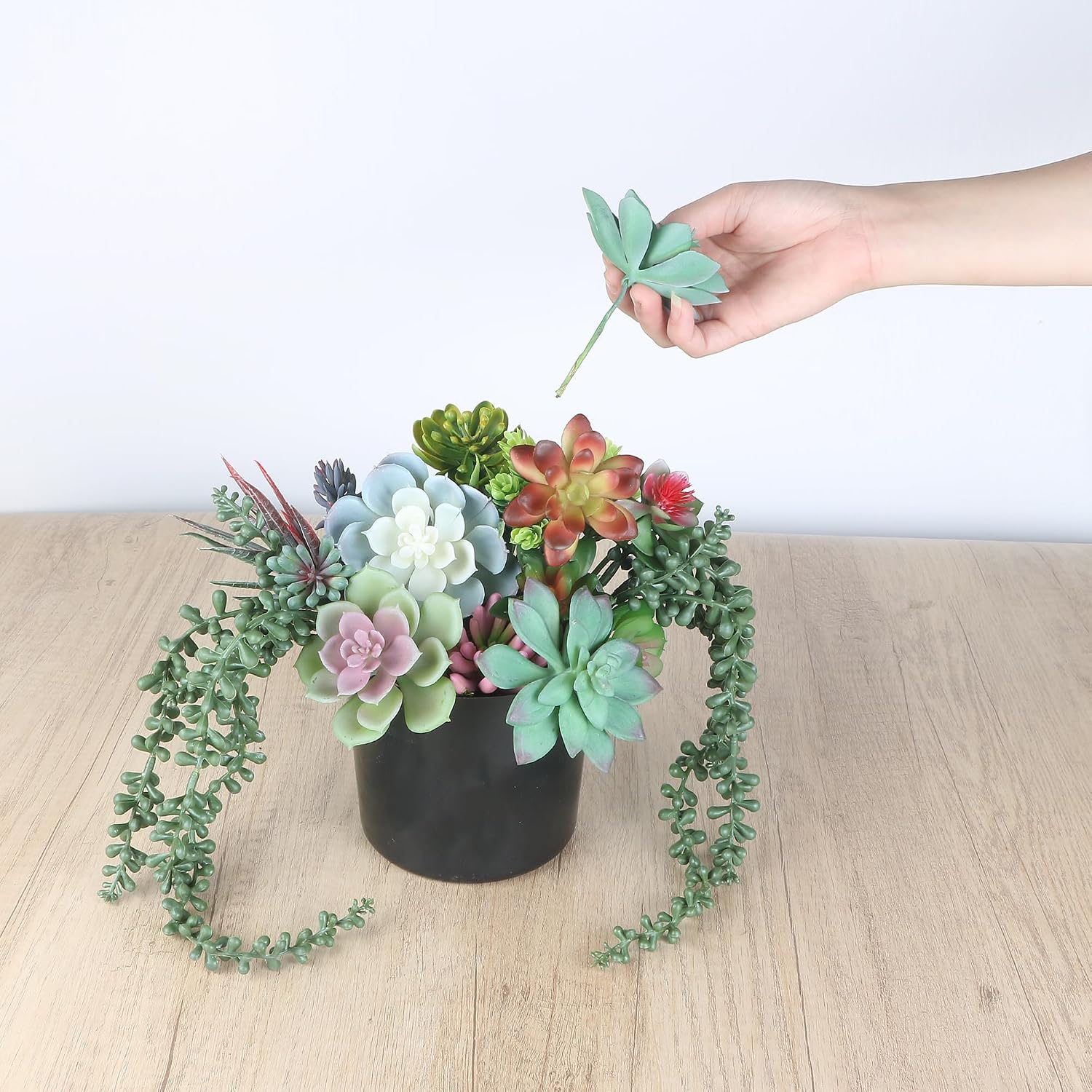 Artificial Succulent Plants Fake Succulent Plants Unpotted Faux Succulents Suitable / Set of 24